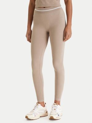 Guess Legginsy V6RB05 Z4692 Beżowy Slim Fit