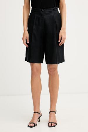 Sisley szorty damskie lniane