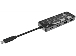 Adapter wieloportowy ISY IAD-1028-2 USB-C 4-in-1 2x USB 3.1 typu A, 1x C, HDMI 2.0