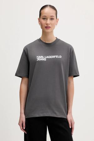 Karl Lagerfeld Jeans t-shirt damski bawełniany
