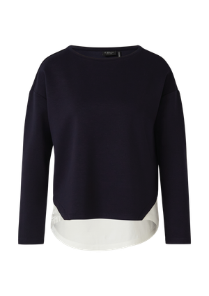 Bluza typu scuba o warstwowym wyglądzie