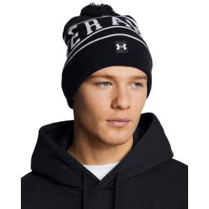 Under Armour Halftime Pom Beanie męska czapka zimowa z pomponem czarna