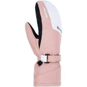 VIKING Rękawice narciarskie damskie Sherpa GTX Mitten 2.0 jednopalczaste różowo białe (5)
