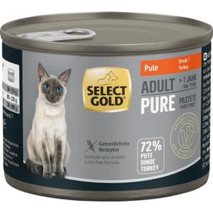 SELECT GOLD Pure Adult Pasztet Indyk 24x200 g