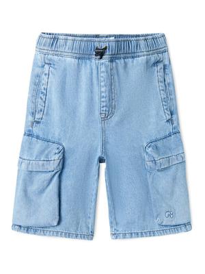 NAME IT Szorty jeansowe Ben 13240411 Niebieski Baggy Fit