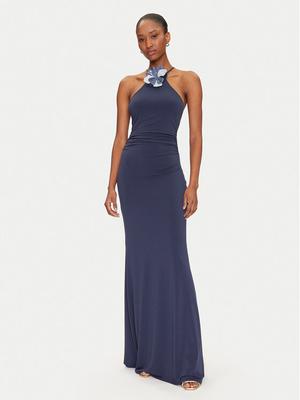 Guess Sukienka wieczorowa W5GK95 KCVG2 Granatowy Slim Fit
