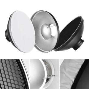 BEAUTY DISH CZASZA BOWENS SŁONECZKO 41cm 42cm + PLASTER MIODU GRID do GODOX
