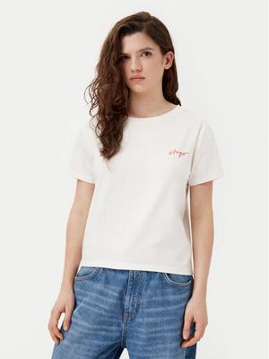 HUGO T-Shirt 50534300 Biały Regular Fit