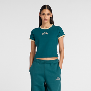 Koszulka damska New Balance WT61Y33QAAV – zielona