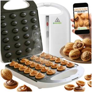 OPIEKACZ DO ORZESZKÓW CIASTEK Forma 24szt Powłoka non-stick 1600W PRZEPISY