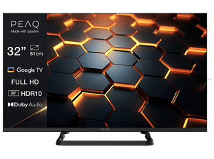 Telewizor LED PEAQ PTV 32GF-5025C 32" FHD Google TV HDR10 Czarny