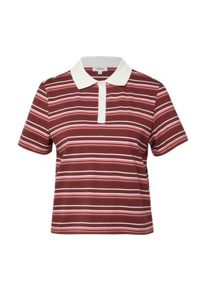 Skrócona koszulka polo o kroju slim fit