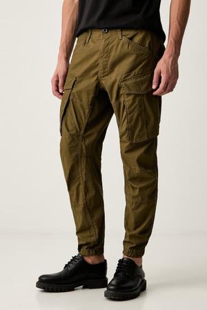G-Star spodnie męskie bawełniane Cargo 3d regular tapered cuffed