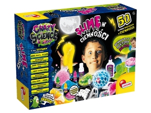 Zabawka kreatywna LISCIANI GIOCHI Crazy Science. Slime w ciemności