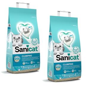 Sanicat zbrylający żwirek z mydłem marsylskim 2x10 l