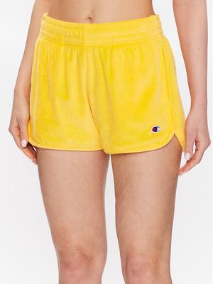 Champion Szorty sportowe 116258 Żółty Regular Fit