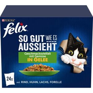 Felix So gut wie es aussieht 24 x 85 g Różnorodność smaków z warzywami