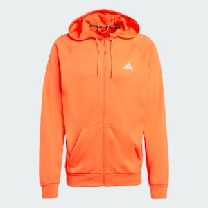 ADIDAS bluza dresowa męska na zamek z kapturem IW8397 czerwona (S)