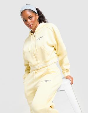 New Balance Bluza Rozpinana Z Kapturem Ribb Cropp