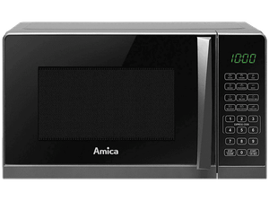 Kuchenka mikrofalowa Wolnostojąca AMICA AMGF20E1S QuickStart ChildLock Czarno-srebrny