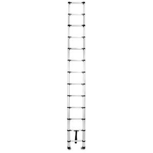 Drabina teleskopowa aluminium 3,8 m HOME