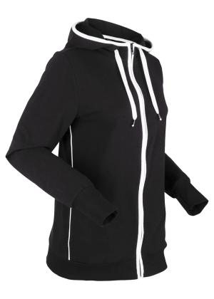 Bluza rozpinana z bawełny ze stretchem