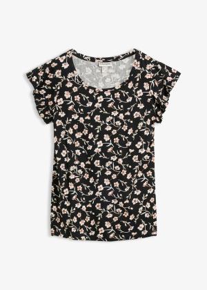 T-shirt z mieszanki wiskozy