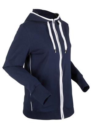 Bluza rozpinana z bawełny ze stretchem