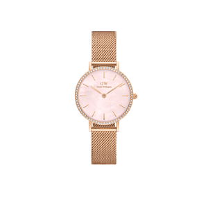 Daniel Wellington DW Watch Petite Lumine Bezel Melrose Pink MOP 28mm Rose Gold