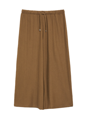 Spodnie culottes z dżerseju