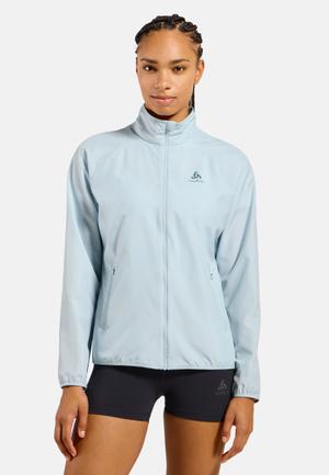 Kurtka damska do biegania ODLO Jacket ESSENTIAL LIGHT niebieska (M)