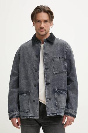 PURPLE BRAND kurtka jeansowa WORKWEAR ROYALTIES CANVAS