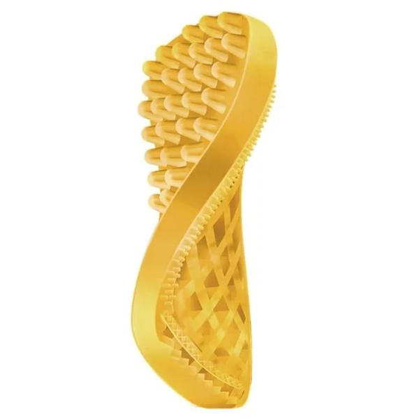 Szczotka dla psa silikonowa medium silicone yellow