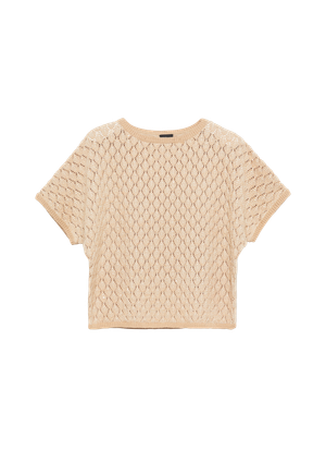 Sweter z cekinami o luźnym kroju