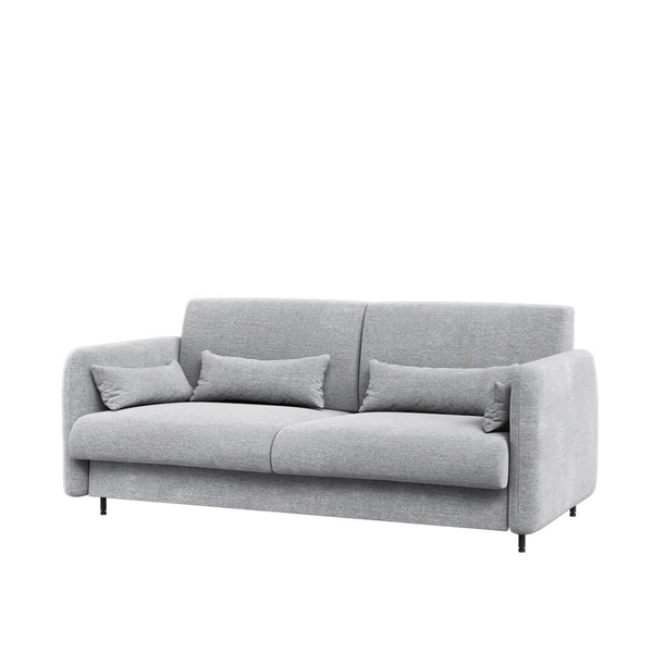 Sofa Bed Concept BC-18 do półkotapczanu BC-01 164x74x93 cm | Szary | Biały połysk | komfortowa | praktyczna