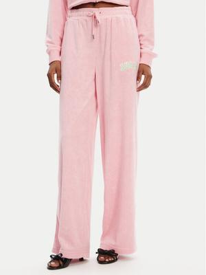 Juicy Couture Spodnie dresowe Regan JCWBJ125335 Różowy Wide Leg