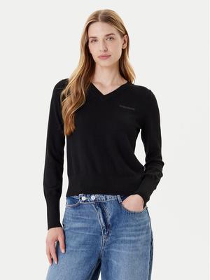 Guess Jeans Sweter W4BR84 Z3HO2 Czarny Regular Fit