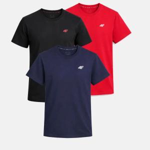 ZESTAW KOSZULEK MĘSKICH 4F KOMPLET 3 SZTUKI T-SHIRT XL TTSHM3341