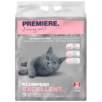 PREMIERE Excellent zbrylający się żwirek 12 kg