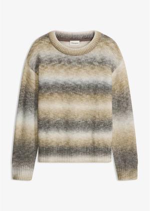Sweter z efektem ombre