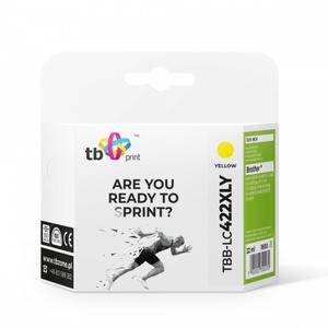 TB Print Tusz do Brother MFC-J5340DW TBB-LC422XLY 100% nowy żółty