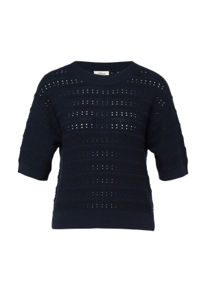 Sweter Ajour z półrękawami