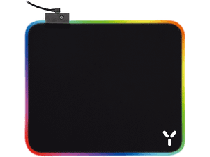 Podkładka gamingowa pod mysz ISY IMP-6000-1 RGB 350×250 mm z podświetleniem Czarny