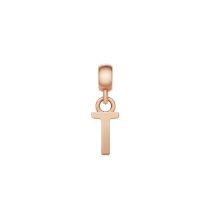 Daniel Wellington DW Charm Letter T Rose Gold