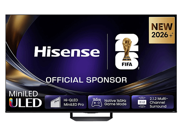 Telewizor ULED MiniLED HISENSE 55U7S Pro 55" 4K 165Hz Dolby Vision FreeSync Premium Grafitowy