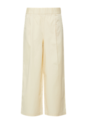 Spodnie typu culottes z szerokimi nogawkami