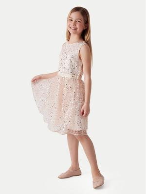 Guess Sukienka elegancka J6RK25 KCLM0 Różowy Regular Fit