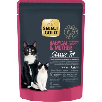 SELECT GOLD Babycat & Mother Pasztet Kurczak 12x85 g