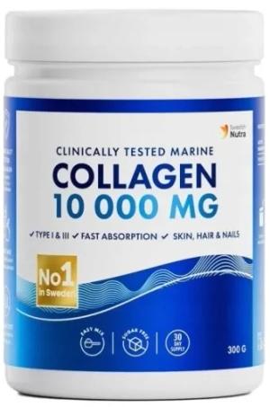 Suplement diety Swedish Nutra Collagen 10000 mg kolagen proszek 300 g