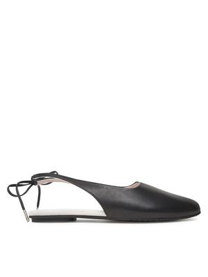 Calvin Klein Baleriny Ballerina Sling Back Lth HW0HW02655 Czarny